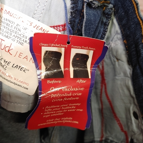 Nydj Tummy Tuck Bootcut Jeans 8p - Picture 9 of 14